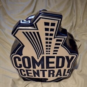 Comedy Central Logo Ceramic Cookie Jar